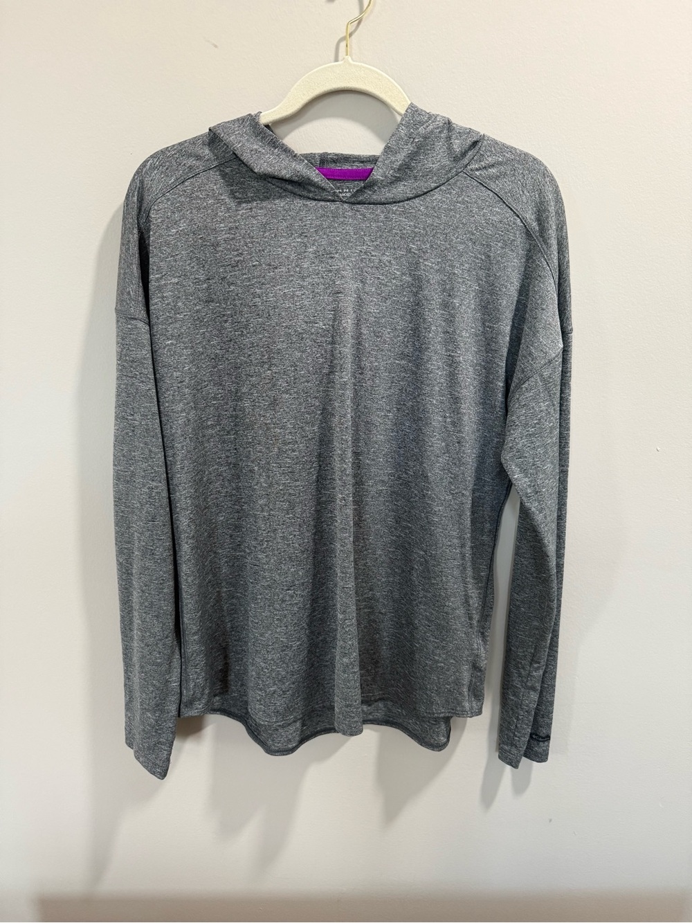 Lightweight Gray Hoodie Sweatshirt